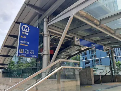 ให้เช่าที่ดิน ใกล้ MRT สุทธิสาร รูปที่ 1 จาก 5