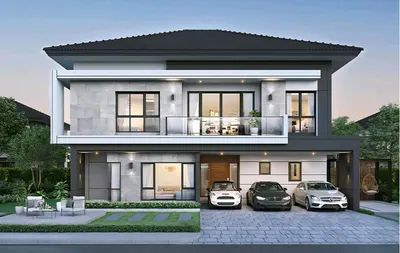 BTS 邦那站附近的4房独栋住宅出租，第1张，共5张