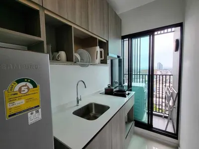 Knightsbridge Sukhumvit-Thepharak的1房公寓出租，第4张，共5张