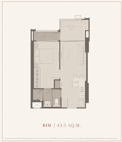Condo 1 chambre à vendre près de la station BTS Khlong San, photo 3 sur 5