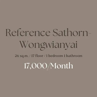 Reference Sathorn-Wongwianyai เรฟเฟอเรนซ์ สาทร-วงเวียนใหญ่のスタジオタイプのコンドミニアム（賃貸）、写真10/10