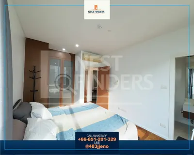 2-bed condo for rent near MRT Sukhumvit, photo 1 of 5