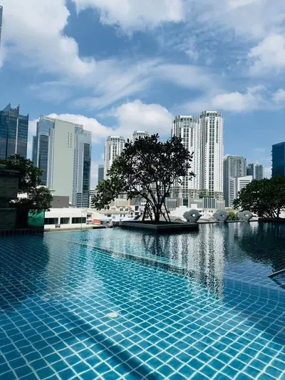 Lumpini Place Rama 9 - Ratchada的2房公寓出租，第7张，共8张