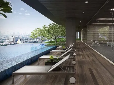 The Lofts Ekkamaiの1ベッドルームコンドミニアム（賃貸）、写真9/9