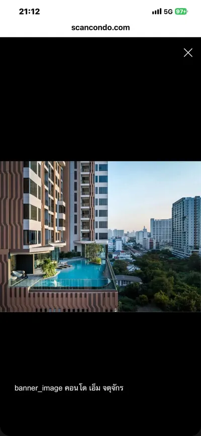 Condo 1 chambre à vendre à M Jatujak, photo 1 sur 5