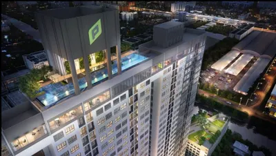 1-bed condo for rent at The Tree Huamak Interchange, photo 3 of 5