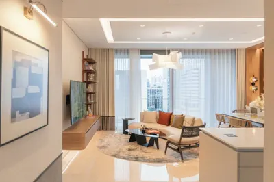 The Residences at Sindhorn Kempinski Hotel Bangkok的2房公寓出租，第8张，共9张