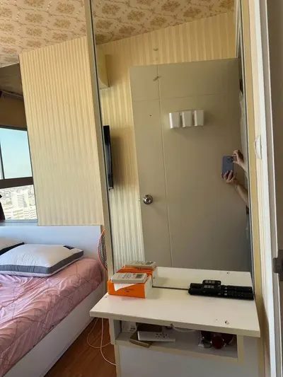 The Trust Condo Ngamwongwan的1房公寓出租，第4张，共5张