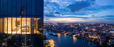 Banyan Tree Residences Riverside Bangkok บันยัน ทรี เรสซิเดนซ์ ริเวอร์ไซด์ กรุงเทพ的2房公寓出租，第1张，共7张