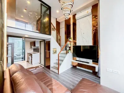 1-bed condo for rent near MRT Phra Ram 9, photo 1 of 5