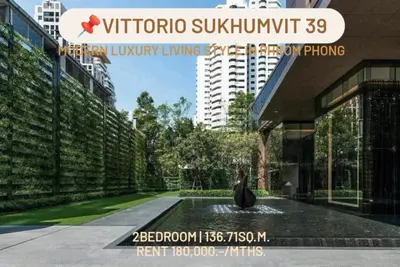 VITTORIO Sukhumvit 39的2房公寓出租，第1张，共5张
