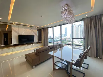 Condo 2 chambres à louer à The Bangkok Sathorn-Taksin, photo 1 sur 5