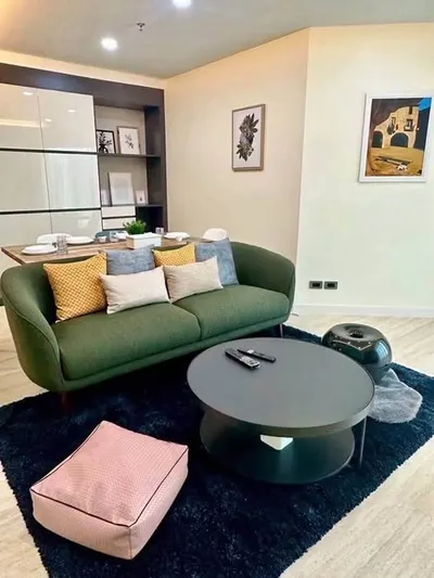2-bed condo for rent at Belle Grand Rama 9, photo 1 of 5