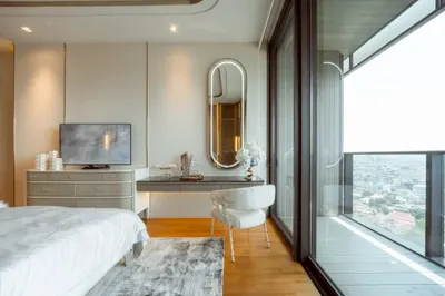 Banyan Tree Residences Riverside Bangkok บันยัน ทรี เรสซิเดนซ์ ริเวอร์ไซด์ กรุงเทพの2ベッドルームコンドミニアム（賃貸）、写真3/5