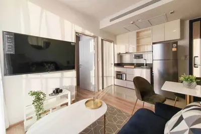 Oka Haus 素坤逸36号酒店,度假式公寓,中心区,高层美景の2ベッドルームコンドミニアム（賃貸）、写真1/5