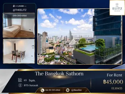 1-bed condo for rent at The Bangkok Sathorn-Taksin, photo 1 of 5