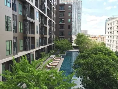 2-bed condo for rent at Centric Ratchada-Huai Kwang, photo 1 of 5