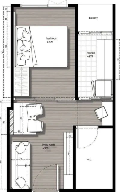 1-bed condo for rent near BTS On Nut, photo 4 of 5