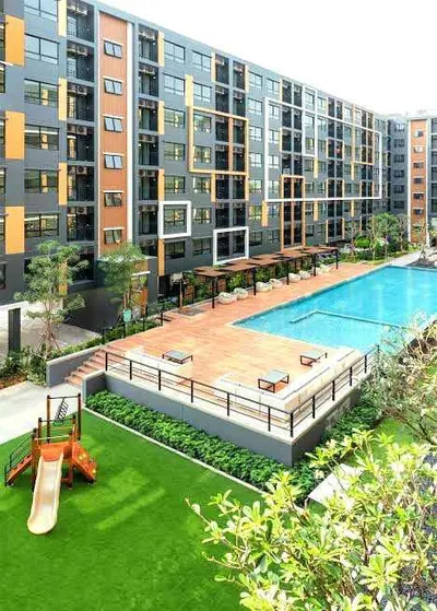 2-bed condo for rent near ARL Lat Krabang, photo 1 of 5