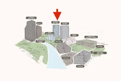 The Base Park East Sukhumvit 77的1房公寓出租，第1张，共5张
