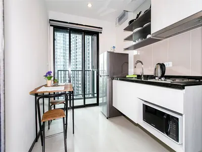 The Base Park East Sukhumvit 77的1房公寓出租，第4张，共5张