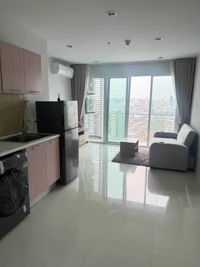 Condo 2 chambres à louer à The Mark Ratchada Airport Link, photo 3 sur 5