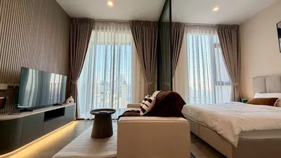 The Address Siam-Ratchathewi的1房公寓出租，第1张，共5张