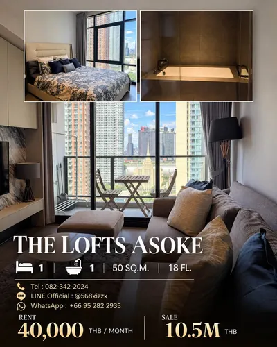 The Lofts Asoke的1房公寓出售，第6张，共8张