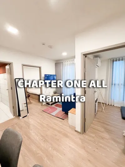 Chapter One All Ramintraの2ベッドルームコンドミニアム（賃貸）、写真1/5
