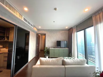 C Ekkamai Condominium的2房公寓出租，第4张，共5张