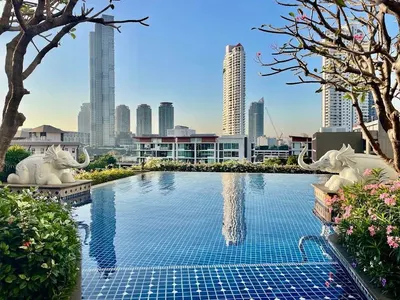 Baan Sathorn Chao Phraya的1房公寓出租，第7张，共10张