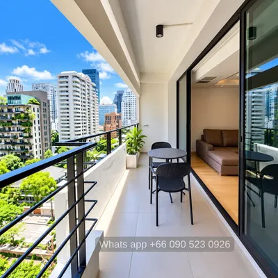 Condo 2 chambres à louer près de la station BTS Asok, photo 5 sur 5
