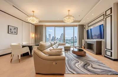 The Residences at Mandarin Oriental Bangkokの3ベッドルームコンドミニアム（売買）、写真2/5