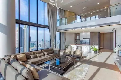 Banyan Tree Residences Riverside Bangkok บันยัน ทรี เรสซิเดนซ์ ริเวอร์ไซด์ กรุงเทพの4ベッドルームコンドミニアム（賃貸）、写真1/5