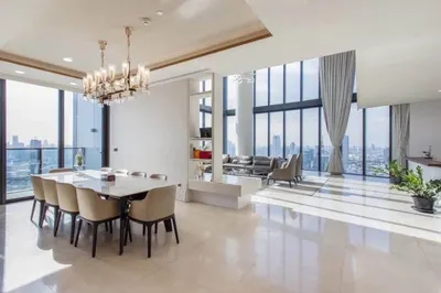 Banyan Tree Residences Riverside Bangkok บันยัน ทรี เรสซิเดนซ์ ริเวอร์ไซด์ กรุงเทพの4ベッドルームコンドミニアム（賃貸）、写真4/5