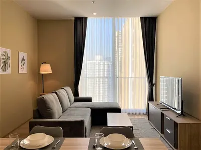 2-bed condo for rent at Noble BE19, photo 1 of 5