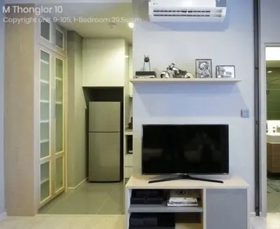 M Thonglor 10の1ベッドルームコンドミニアム（賃貸）、写真1/5