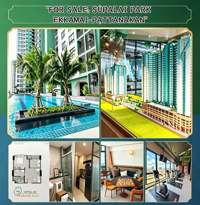 Supalai Parc Ekkamai-Pattanakarn的1房公寓出售，第2张，共2张