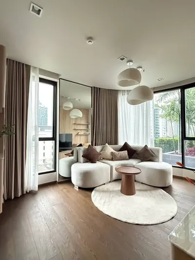 Ideo Q Sukhumvit 36の2ベッドルームコンドミニアム（賃貸）、写真1/10