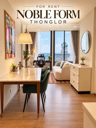 Noble Form Thonglor的1房公寓出租，第6张，共9张