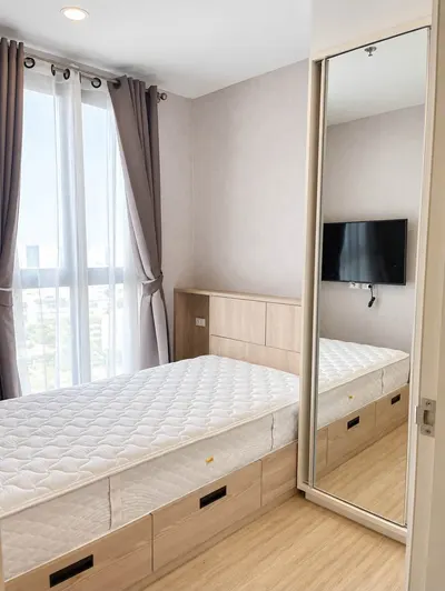 Plum Condo Pinklao Stationの2ベッドルームコンドミニアム（賃貸）、写真2/5