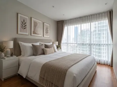 ให้เช่าคอนโด 2 ห้องนอน The Address Chidlom รูปที่ 2 จาก 5