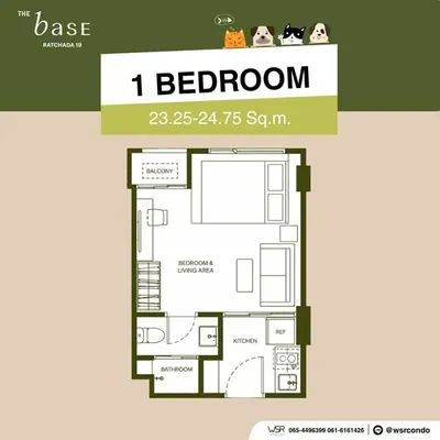 Condo à vendre à The Base Ratchada 19, photo 5 sur 5