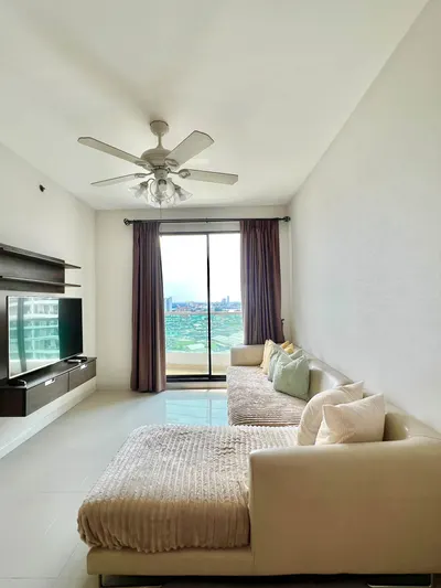 Supalai Casa Riva - Vista 1の2ベッドルームコンドミニアム（賃貸）、写真1/5