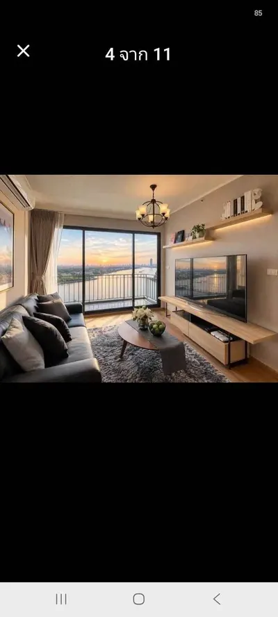 U Delight Residence Riverfront的2房公寓出租，第3张，共5张