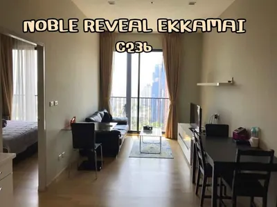 ให้เช่าคอนโด 1 ห้องนอน Noble Reveal รูปที่ 1 จาก 4