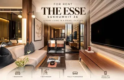 1-bed condo for rent at THE ESSE Sukhumvit 36 ดิ เอส สุขุมวิท 36, photo 1 of 5