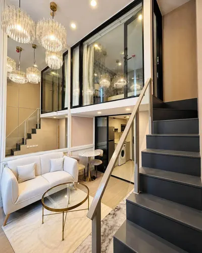 SOHO Bangkok Ratchadaの1ベッドルームコンドミニアム（賃貸）、写真4/4