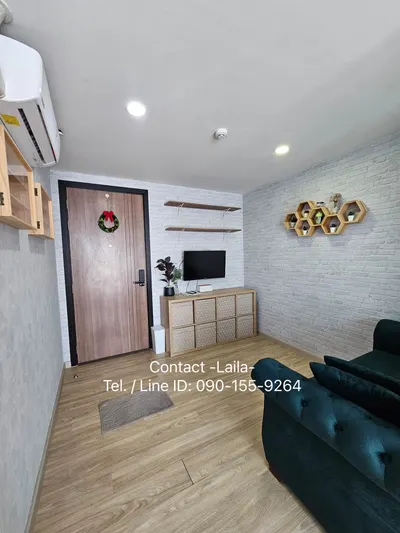 1-bed condo for rent near MRT Huai Khwang, photo 2 of 5