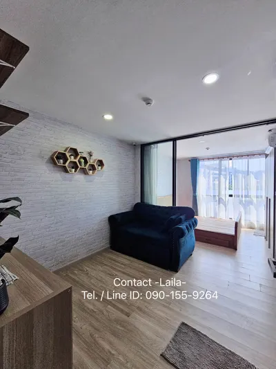 1-bed condo for rent near MRT Huai Khwang, photo 3 of 5